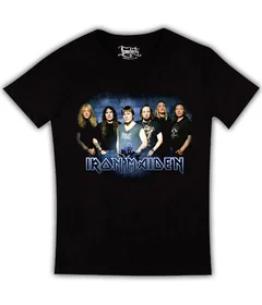 Прикольные футболки: Iron Maiden фото с лого